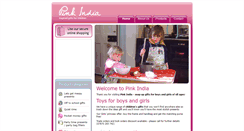 Desktop Screenshot of pinkindia.co.uk